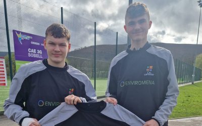 AFC Llwydcoed youth team “kicking off” in style thanks to Enviromena