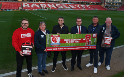 Lifesaving defibrillators installed at Barnsley FC as part of the One in Every Corner campaign 