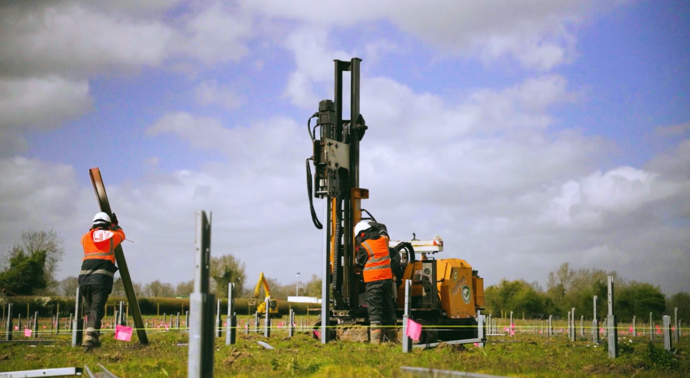 Construction underway